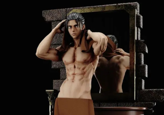 Eren naked doll